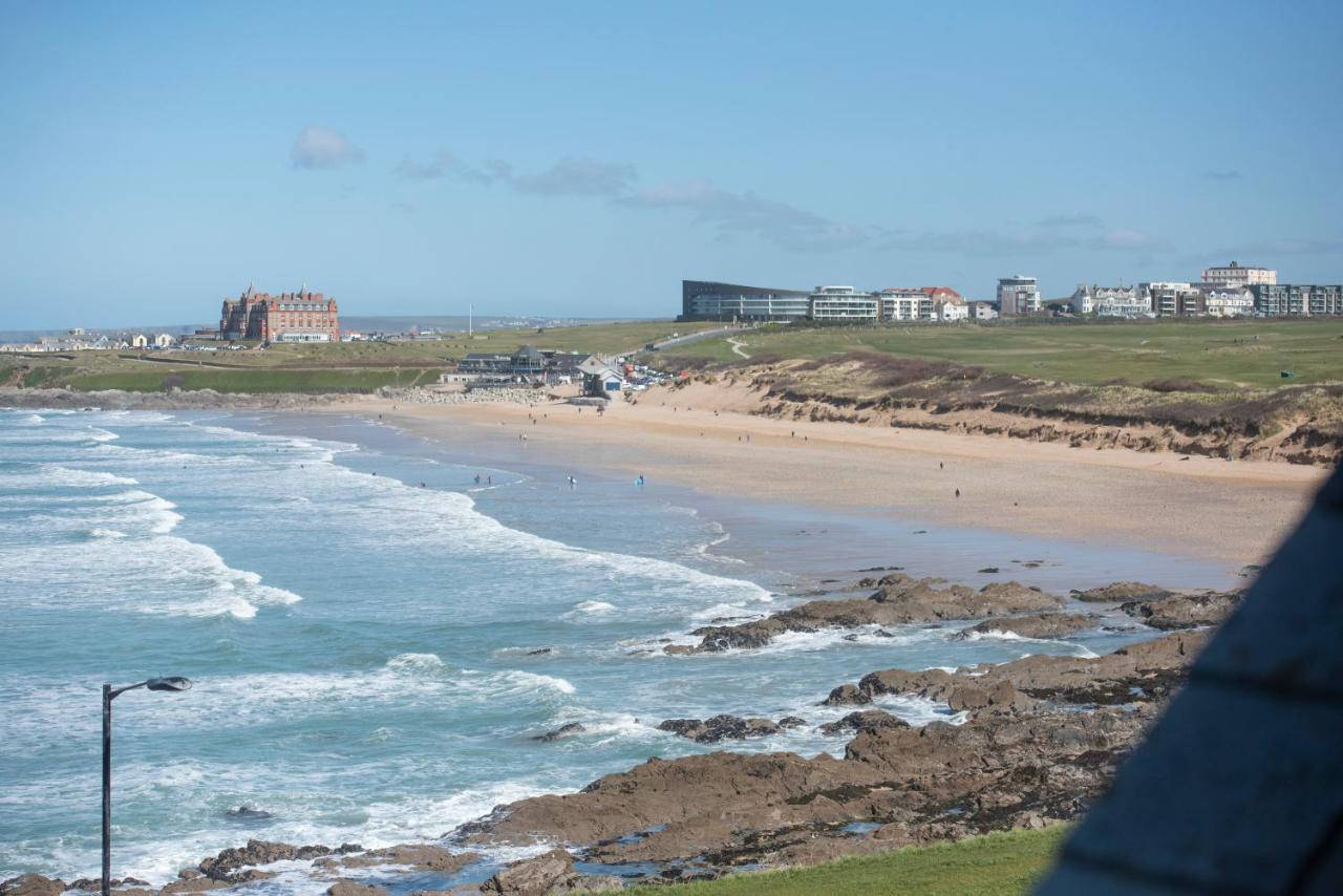 Fistral Beach Penthouse, Newquay Crantock Exterior foto